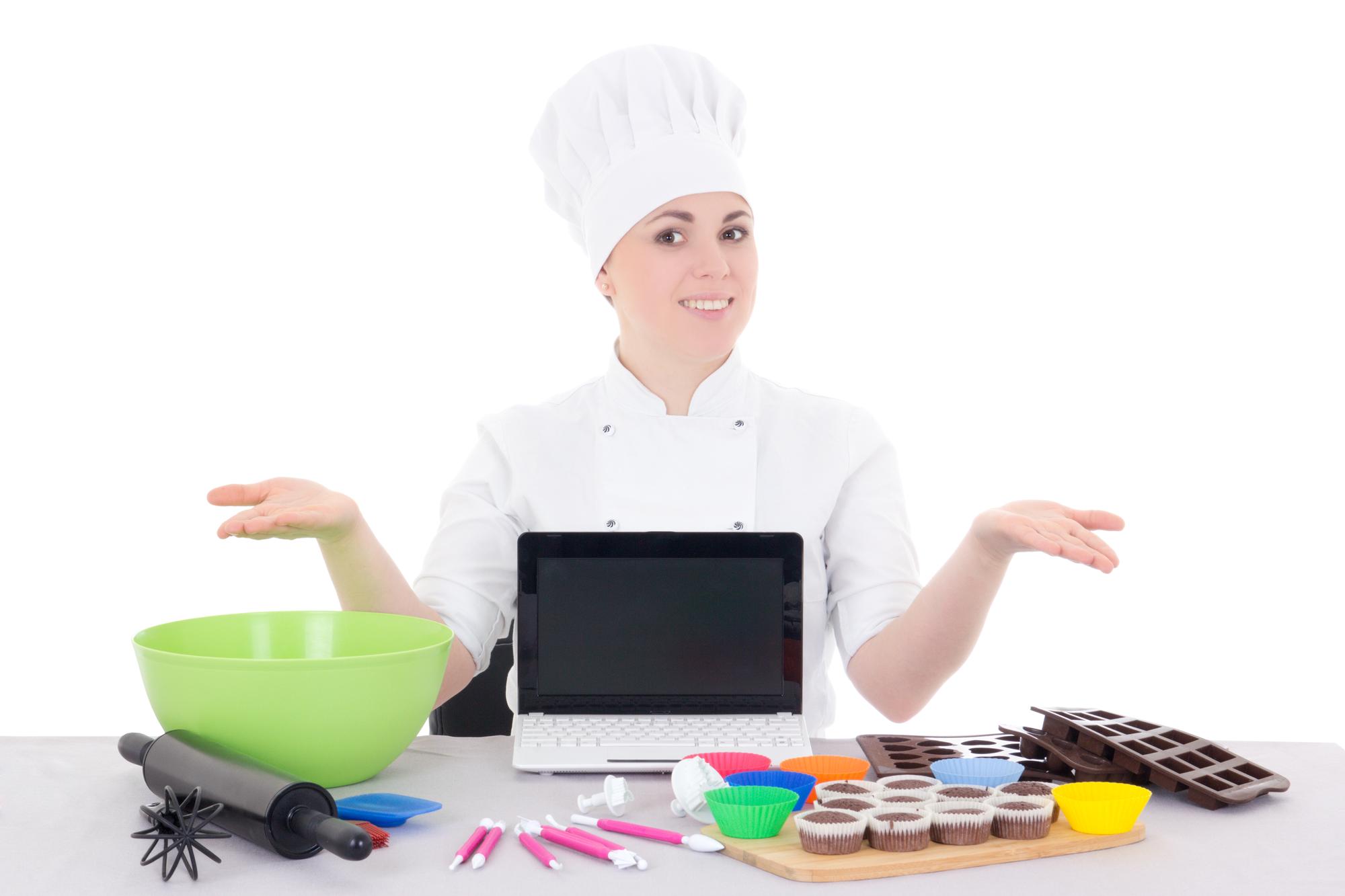Lezione live con chef e partecipanti attenti